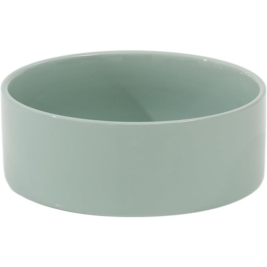 Havniva Ceramic 7.3inch Raised Double Bowls Set with Wooden Stand, Food & Water Bowls for Medium Breed Dogs, Weighted Dog Dishes, Pet Feeder( Light Green) Havniva Ceramic 7.3inch Raised Double Bowls Set with Wooden Stand, Food & Water Bowls for Medium Breed Dogs, Weighted Dog Dishes, Pet Feeder( Light Green)