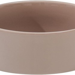 Havniva Ceramic 8.2inch Dog Bowl for Large-Breed Dogs, Anti-Slip and Weighted Pet Food and Water Bowl (Single Bowl - Brown Coffee)