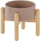 Havniva Elevated Ceramic Pet Bowl, 18cm, Raised Pet Bowl with Wooden Stand, Food and Water Bowl for Medium Breeds, Weighted Dog Bowl, Pet Bowl (1.2L, Light Green) Havniva Elevated Ceramic Pet Bowl, 18cm, Raised Pet Bowl with Wooden Stand, Food and Water Bowl for Medium Breeds, Weighted Dog Bowl, Pet Bowl (1.2L, Light Green)