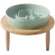 Havniva Small Dog Bowl Ceramic Slow Feeder Bowl for Small Dogs, Slow Feeder Bowl, Slow Drinking, Stops Bloating, Prevents Choking (1 x Light Green + Stand, 15.5cm) Havniva Small Dog Bowl Ceramic Slow Feeder Bowl for Small Dogs, Slow Feeder Bowl, Slow Drinking, Stops Bloating, Prevents Choking (1 x Light Green + Stand, 15.5cm)