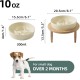 Havniva Small Dog Bowl Ceramic Slow Feeder Bowl for Small Dogs, Slow Feeder Bowl, Slow Drinking, Stops Bloating, Prevents Choking (1 x Light Green + Stand, 15.5cm) Havniva Small Dog Bowl Ceramic Slow Feeder Bowl for Small Dogs, Slow Feeder Bowl, Slow Drinking, Stops Bloating, Prevents Choking (1 x Light Green + Stand, 15.5cm)