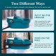 Heated Water Bowl for Dogs Water Bowl Drinking Bowl Wall Mounted 2.3 L Automatic Filling Water Drinker for Pets with Float Valve