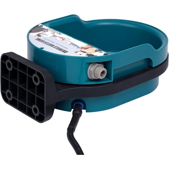 Heated Water Bowl for Dogs Water Bowl Drinking Bowl Wall Mounted 2.3 L Automatic Filling Water Drinker for Pets with Float Valve Heated Water Bowl for Dogs Water Bowl Drinking Bowl Wall Mounted 2.3 L Automatic Filling Water Drinker for Pets with Float Valve