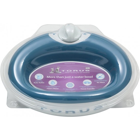 Heyrex Torus Water Bowl System, 1 Litre - Blue Heyrex Torus Water Bowl System, 1 Litre - Blue
