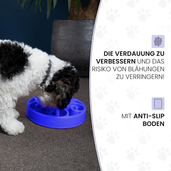 Holland Animal Care Eat Slow Feeder - Small - Red Holland Animal Care Eat Slow Feeder - Small - Red