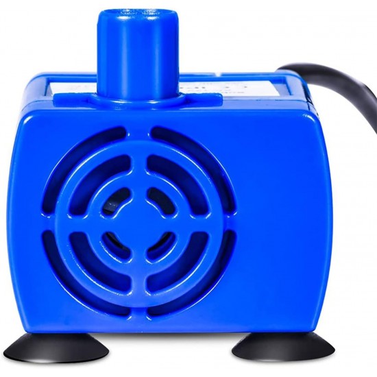 Honiwu Electric Submersible Water Pump, 12 V Pump Replacement, Cat Fountain, Pet Submersible Pump for Cats and Dogs with 5.9 Piedi Cable Honiwu Electric Submersible Water Pump, 12 V Pump Replacement, Cat Fountain, Pet Submersible Pump for Cats and Dogs with 5.9 Piedi Cable