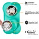 Hubulk Pet Dog Bowls, 2 Stainless Steel Dog Bowls with Leak Proof Non-Slip Silicone Mat + Pet Food Scoop, Water and Food Bowls for Feeding Small Puppies (XL, Mint Green) Hubulk Pet Dog Bowls, 2 Stainless Steel Dog Bowls with Leak Proof Non-Slip Silicone Mat + Pet Food Scoop, Water and Food Bowls for Feeding Small Puppies (XL, Mint Green)
