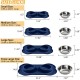 Hubulk Pet Dog Bowls, 2 Stainless Steel Dog Bowls with Leak Proof Non-Slip Silicone Mat + Pet Food Scoop, Water and Food Bowls for Feeding Small Puppies (XL, Mint Green) Hubulk Pet Dog Bowls, 2 Stainless Steel Dog Bowls with Leak Proof Non-Slip Silicone Mat + Pet Food Scoop, Water and Food Bowls for Feeding Small Puppies (XL, Mint Green)