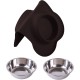 Hubulk Pet Dog Bowls, 2 Stainless Steel Dog Bowls with Leak Proof Non-Slip Silicone Mat + Pet Food Scoop, Water and Food Bowls for Feeding Small Puppies (XL, Mint Green) Hubulk Pet Dog Bowls, 2 Stainless Steel Dog Bowls with Leak Proof Non-Slip Silicone Mat + Pet Food Scoop, Water and Food Bowls for Feeding Small Puppies (XL, Mint Green)