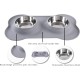 Hubulk Pet Dog Bowls, 2 Stainless Steel Dog Bowls with Leak Proof Non-Slip Silicone Mat + Pet Food Scoop, Water and Food Bowls for Feeding Small Puppies (XL, Mint Green) Hubulk Pet Dog Bowls, 2 Stainless Steel Dog Bowls with Leak Proof Non-Slip Silicone Mat + Pet Food Scoop, Water and Food Bowls for Feeding Small Puppies (XL, Mint Green)