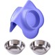 Hubulk Pet Dog Bowls, 2 Stainless Steel Dog Bowls with Leak Proof Non-Slip Silicone Mat + Pet Food Scoop, Water and Food Bowls for Feeding Small Puppies (XL, Mint Green) Hubulk Pet Dog Bowls, 2 Stainless Steel Dog Bowls with Leak Proof Non-Slip Silicone Mat + Pet Food Scoop, Water and Food Bowls for Feeding Small Puppies (XL, Mint Green)