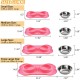 Hubulk Pet Dog Bowls, 2 Stainless Steel Dog Bowls with Leak Proof Non-Slip Silicone Mat + Pet Food Scoop, Water and Food Bowls for Feeding Small Puppies (XL, Mint Green) Hubulk Pet Dog Bowls, 2 Stainless Steel Dog Bowls with Leak Proof Non-Slip Silicone Mat + Pet Food Scoop, Water and Food Bowls for Feeding Small Puppies (XL, Mint Green)