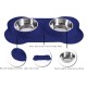 Hubulk Pet Dog Bowls, 2 Stainless Steel Dog Bowls with Leak Proof Non-Slip Silicone Mat + Pet Food Scoop, Water and Food Bowls for Feeding Small Puppies (XL, Mint Green) Hubulk Pet Dog Bowls, 2 Stainless Steel Dog Bowls with Leak Proof Non-Slip Silicone Mat + Pet Food Scoop, Water and Food Bowls for Feeding Small Puppies (XL, Mint Green)