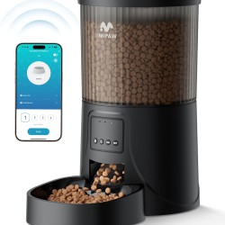 IMIPAW Automatic Cat Feeder, 5G, 2.4G WiFi Cat Food, App Control Feeder for Cats and Dogs, 1-10 Meals a Day, The Ideal Helper for Pet Owners IMIPAW Automatic Cat Feeder, 5G, 2.4G WiFi Cat Food, App Control Feeder for Cats and Dogs, 1-10 Meals a Day, The Ideal Helper for Pet Owners