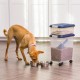 IRIS 3- Piece Airtight Pet Food Storage Container Combo, Navy Blue IRIS 3- Piece Airtight Pet Food Storage Container Combo, Navy Blue
