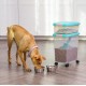 IRIS 3- Piece Airtight Pet Food Storage Container Combo, Navy Blue