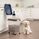 IRIS 3- Piece Airtight Pet Food Storage Container Combo, Navy Blue IRIS 3- Piece Airtight Pet Food Storage Container Combo, Navy Blue