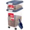 IRIS 3- Piece Airtight Pet Food Storage Container Combo, Navy Blue IRIS 3- Piece Airtight Pet Food Storage Container Combo, Navy Blue