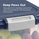 IRIS 3- Piece Airtight Pet Food Storage Container Combo, Navy Blue IRIS 3- Piece Airtight Pet Food Storage Container Combo, Navy Blue