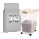 IRIS Premium Airtight Pet Food Storage Container, 67-Quart, Almond by IRIS USA, Inc.