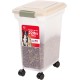 IRIS Premium Airtight Pet Food Storage Container, 67-Quart, Almond by IRIS USA, Inc.