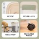 IRIS Premium Airtight Pet Food Storage Container, 67-Quart, Almond by IRIS USA, Inc.
