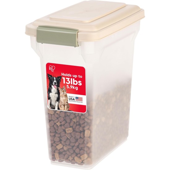 IRIS Premium Airtight Pet Food Storage Container, 67-Quart, Almond by IRIS USA, Inc. IRIS Premium Airtight Pet Food Storage Container, 67-Quart, Almond by IRIS USA, Inc.
