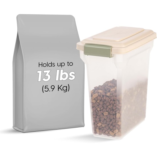 IRIS Premium Airtight Pet Food Storage Container, 67-Quart, Almond by IRIS USA, Inc. IRIS Premium Airtight Pet Food Storage Container, 67-Quart, Almond by IRIS USA, Inc.