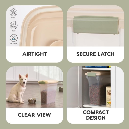 IRIS Premium Airtight Pet Food Storage Container, 67-Quart, Almond by IRIS USA, Inc. IRIS Premium Airtight Pet Food Storage Container, 67-Quart, Almond by IRIS USA, Inc.
