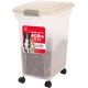 IRIS Premium Airtight Pet Food Storage Container, 67-Quart, Almond by IRIS USA, Inc.