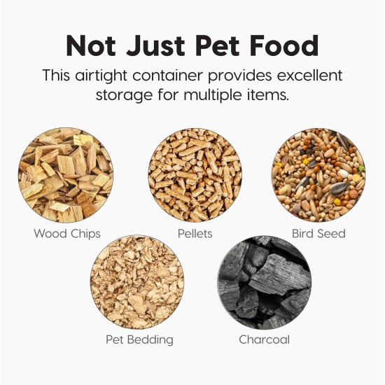 IRIS Premium Airtight Pet Food Storage Container, 67-Quart, Almond by IRIS USA, Inc. IRIS Premium Airtight Pet Food Storage Container, 67-Quart, Almond by IRIS USA, Inc.