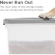 IRIS USA Dog Food Storage Container 13.6 kg & 5.0 kg Combo Cat Food Storage Container Dog Treat Container Airtight Stackable 2 Cups Scoop Wheels Easy Mobility Silver IRIS USA Dog Food Storage Container 13.6 kg & 5.0 kg Combo Cat Food Storage Container Dog Treat Container Airtight Stackable 2 Cups Scoop Wheels Easy Mobility Silver