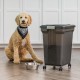 Iris Airtight Pet Food Storage Container Smoke/Black STORAGE-XL Iris Airtight Pet Food Storage Container Smoke/Black STORAGE-XL
