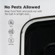 Iris Airtight Pet Food Storage Container Smoke/Black STORAGE-XL Iris Airtight Pet Food Storage Container Smoke/Black STORAGE-XL
