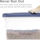 Iris Ohyama ATS-L Dog Food Storage with Wheels, 45 L/15 kg, Black, Airtight Food Box, Dry Food, Food Container, for Dogs, Cats, Pet Food Container, Shovel, BPA-Free, Food Bin, ATS-L Iris Ohyama ATS-L Dog Food Storage with Wheels, 45 L/15 kg, Black, Airtight Food Box, Dry Food, Food Container, for Dogs, Cats, Pet Food Container, Shovel, BPA-Free, Food Bin, ATS-L