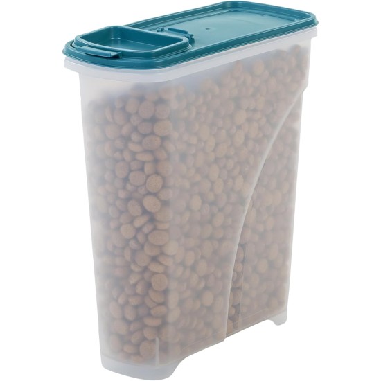 Iris Ohyama ATS-L Dog Food Storage with Wheels, 45 L/15 kg, Black, Airtight Food Box, Dry Food, Food Container, for Dogs, Cats, Pet Food Container, Shovel, BPA-Free, Food Bin, ATS-L Iris Ohyama ATS-L Dog Food Storage with Wheels, 45 L/15 kg, Black, Airtight Food Box, Dry Food, Food Container, for Dogs, Cats, Pet Food Container, Shovel, BPA-Free, Food Bin, ATS-L