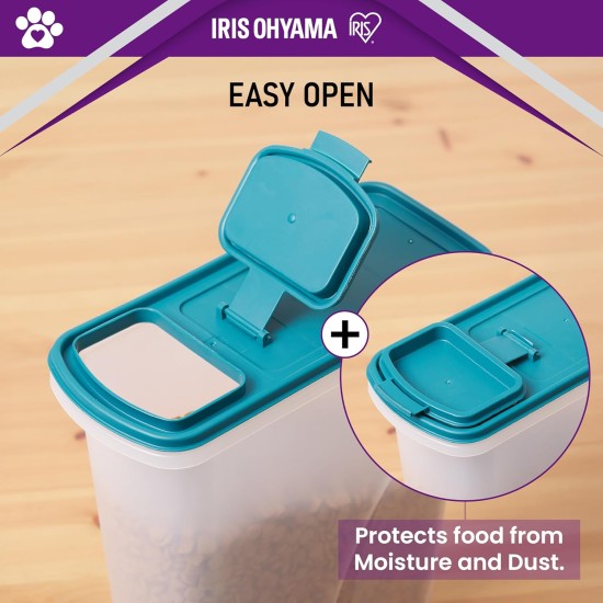 Iris Ohyama ATS-L Dog Food Storage with Wheels, 45 L/15 kg, Black, Airtight Food Box, Dry Food, Food Container, for Dogs, Cats, Pet Food Container, Shovel, BPA-Free, Food Bin, ATS-L Iris Ohyama ATS-L Dog Food Storage with Wheels, 45 L/15 kg, Black, Airtight Food Box, Dry Food, Food Container, for Dogs, Cats, Pet Food Container, Shovel, BPA-Free, Food Bin, ATS-L
