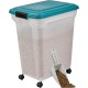 Iris Ohyama ATS-L Dog Food Storage with Wheels, 45 L/15 kg, Black, Airtight Food Box, Dry Food, Food Container, for Dogs, Cats, Pet Food Container, Shovel, BPA-Free, Food Bin, ATS-L Iris Ohyama ATS-L Dog Food Storage with Wheels, 45 L/15 kg, Black, Airtight Food Box, Dry Food, Food Container, for Dogs, Cats, Pet Food Container, Shovel, BPA-Free, Food Bin, ATS-L