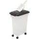 Iris Ohyama ATS-L Dog Food Storage with Wheels, 45 L/15 kg, Black, Airtight Food Box, Dry Food, Food Container, for Dogs, Cats, Pet Food Container, Shovel, BPA-Free, Food Bin, ATS-L Iris Ohyama ATS-L Dog Food Storage with Wheels, 45 L/15 kg, Black, Airtight Food Box, Dry Food, Food Container, for Dogs, Cats, Pet Food Container, Shovel, BPA-Free, Food Bin, ATS-L