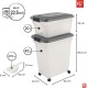 Iris Ohyama ATS-L Dog Food Storage with Wheels, 45 L/15 kg, Black, Airtight Food Box, Dry Food, Food Container, for Dogs, Cats, Pet Food Container, Shovel, BPA-Free, Food Bin, ATS-L Iris Ohyama ATS-L Dog Food Storage with Wheels, 45 L/15 kg, Black, Airtight Food Box, Dry Food, Food Container, for Dogs, Cats, Pet Food Container, Shovel, BPA-Free, Food Bin, ATS-L