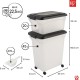 Iris Ohyama ATS-L Dog Food Storage with Wheels, 45 L/15 kg, Black, Airtight Food Box, Dry Food, Food Container, for Dogs, Cats, Pet Food Container, Shovel, BPA-Free, Food Bin, ATS-L Iris Ohyama ATS-L Dog Food Storage with Wheels, 45 L/15 kg, Black, Airtight Food Box, Dry Food, Food Container, for Dogs, Cats, Pet Food Container, Shovel, BPA-Free, Food Bin, ATS-L