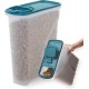 Iris Ohyama ATS-L Dog Food Storage with Wheels, 45 L/15 kg, Blue, Airtight Food Box, Dry Food, Food Container, for Dogs, Cats, Pet Food Container, Shovel, BPA-Free, Food Bin, ATS-L Iris Ohyama ATS-L Dog Food Storage with Wheels, 45 L/15 kg, Blue, Airtight Food Box, Dry Food, Food Container, for Dogs, Cats, Pet Food Container, Shovel, BPA-Free, Food Bin, ATS-L