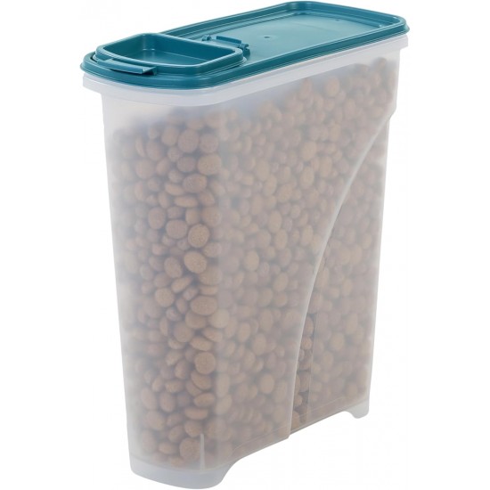 Iris Ohyama ATS-L Dog Food Storage with Wheels, 45 L/15 kg, Blue, Airtight Food Box, Dry Food, Food Container, for Dogs, Cats, Pet Food Container, Shovel, BPA-Free, Food Bin, ATS-L Iris Ohyama ATS-L Dog Food Storage with Wheels, 45 L/15 kg, Blue, Airtight Food Box, Dry Food, Food Container, for Dogs, Cats, Pet Food Container, Shovel, BPA-Free, Food Bin, ATS-L