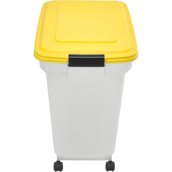 Iris Ohyama Dog Food Storage with Wheels, 45 L/15 kg, Black, Airtight Food Box, Dry Food, Food Container, for Dogs, Cats, Pet Food Container, Shovel, BPA-Free, Feeding Bin Iris Ohyama Dog Food Storage with Wheels, 45 L/15 kg, Black, Airtight Food Box, Dry Food, Food Container, for Dogs, Cats, Pet Food Container, Shovel, BPA-Free, Feeding Bin