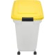 Iris Ohyama Dog Food Storage with Wheels, 45 L/15 kg, Black, Airtight Food Box, Dry Food, Food Container, for Dogs, Cats, Pet Food Container, Shovel, BPA-Free, Feeding Bin Iris Ohyama Dog Food Storage with Wheels, 45 L/15 kg, Black, Airtight Food Box, Dry Food, Food Container, for Dogs, Cats, Pet Food Container, Shovel, BPA-Free, Feeding Bin