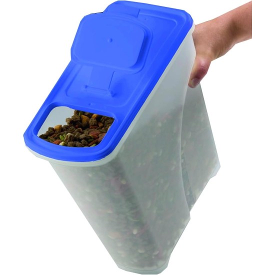 Iris Ohyama Dog Food Storage with Wheels, 45 L/15 kg, Black, Airtight Food Box, Dry Food, Food Container, for Dogs, Cats, Pet Food Container, Shovel, BPA-Free, Feeding Bin Iris Ohyama Dog Food Storage with Wheels, 45 L/15 kg, Black, Airtight Food Box, Dry Food, Food Container, for Dogs, Cats, Pet Food Container, Shovel, BPA-Free, Feeding Bin