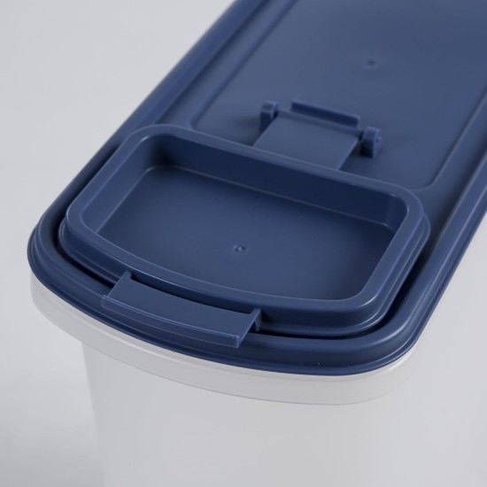 Iris Ohyama Dog Food Storage with Wheels, 45 L/15 kg, Black, Airtight Food Box, Dry Food, Food Container, for Dogs, Cats, Pet Food Container, Shovel, BPA-Free, Feeding Bin Iris Ohyama Dog Food Storage with Wheels, 45 L/15 kg, Black, Airtight Food Box, Dry Food, Food Container, for Dogs, Cats, Pet Food Container, Shovel, BPA-Free, Feeding Bin