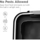 Iris Ohyama Dog Food Storage with Wheels, 45 L/15 kg, Black, Airtight Food Box, Dry Food, Food Container, for Dogs, Cats, Pet Food Container, Shovel, BPA-Free, Feeding Bin Iris Ohyama Dog Food Storage with Wheels, 45 L/15 kg, Black, Airtight Food Box, Dry Food, Food Container, for Dogs, Cats, Pet Food Container, Shovel, BPA-Free, Feeding Bin