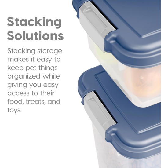Iris Ohyama Dog Food Storage with Wheels, 45 L/15 kg, Black, Airtight Food Box, Dry Food, Food Container, for Dogs, Cats, Pet Food Container, Shovel, BPA-Free, Feeding Bin Iris Ohyama Dog Food Storage with Wheels, 45 L/15 kg, Black, Airtight Food Box, Dry Food, Food Container, for Dogs, Cats, Pet Food Container, Shovel, BPA-Free, Feeding Bin
