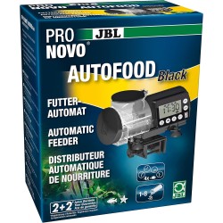 JBL Pronovo Autofood Automatic Feeder for Aquarium, Feeding with Fish Feed Granules up to 4x a day, Includes Holder and Adapter Ring to Extend Volume to 375 ml, Black JBL Pronovo Autofood Automatic Feeder for Aquarium, Feeding with Fish Feed Granules up to 4x a day, Includes Holder and Adapter Ring to Extend Volume to 375 ml, Black